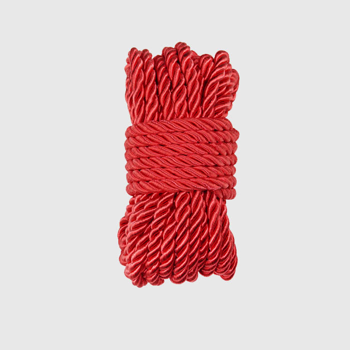 Red Sexy BDSM Solid Braided Twisted Rope