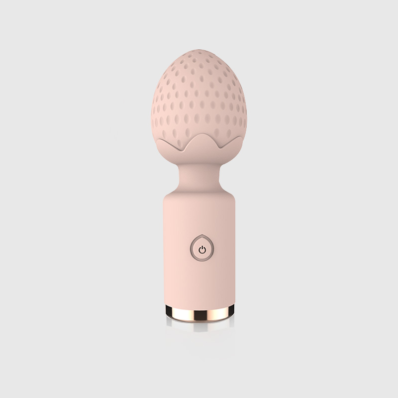 Mini Cute Strawberry AV 10 Frequency Charging Vibrator