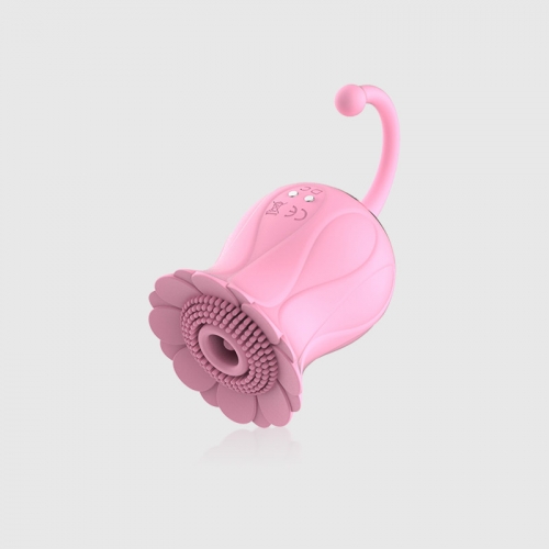 Rose Clit Sucking Vibrator Toy in Pink