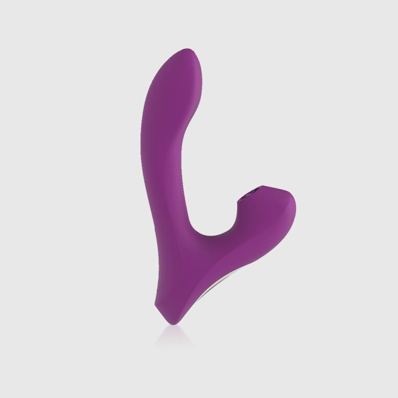 Dual Stimulation Clitoris Sucking Gspot Play Purple Vibrator