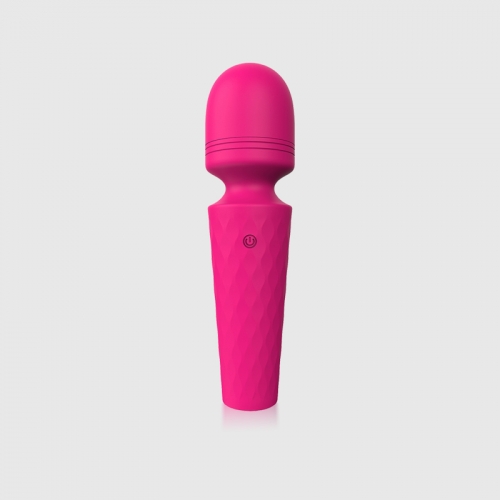 Sharon Clitoral Wand Massage Vibrator in Rose Red