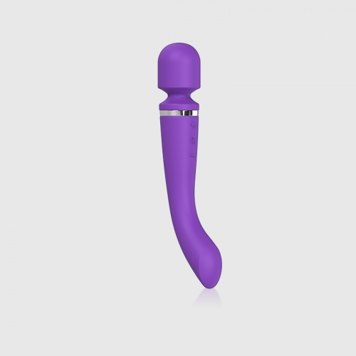 SugarDaddy Double Ended Wand Massage Vibrator in Purple