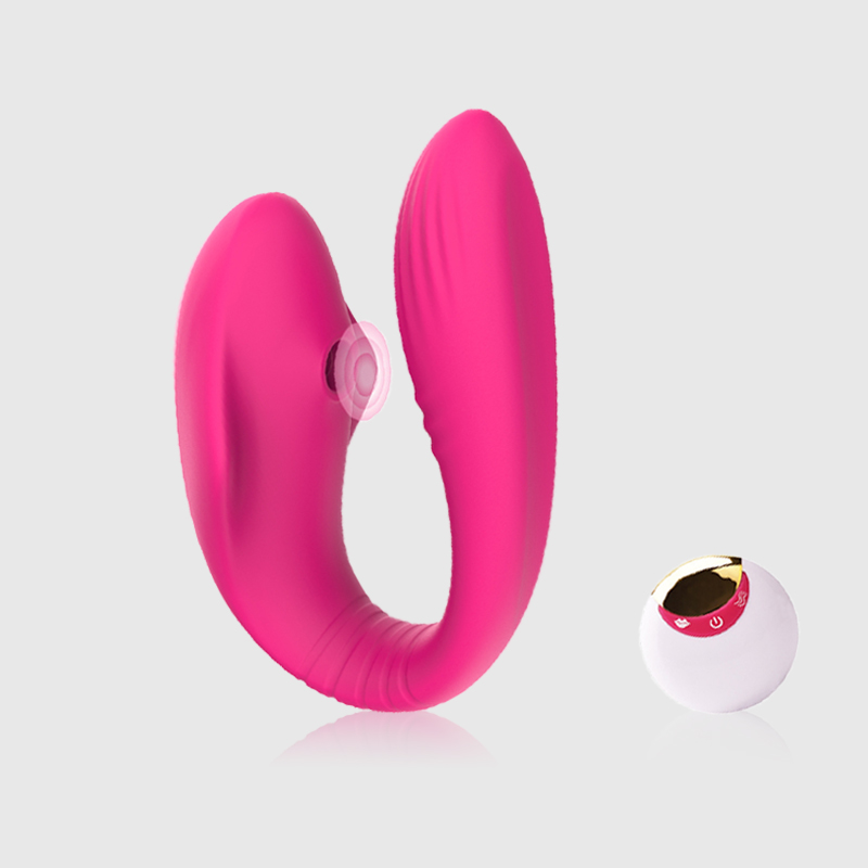 Remote Control Wearable Vibrator in Rose Red