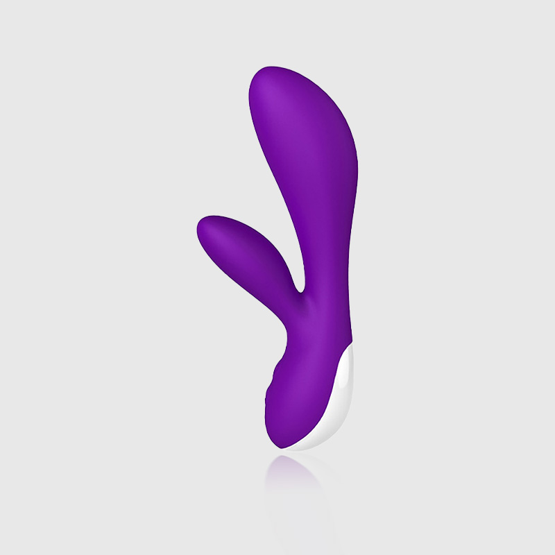 Classic Gspot Flexible Silirone Rabbit Vibrator - Purple