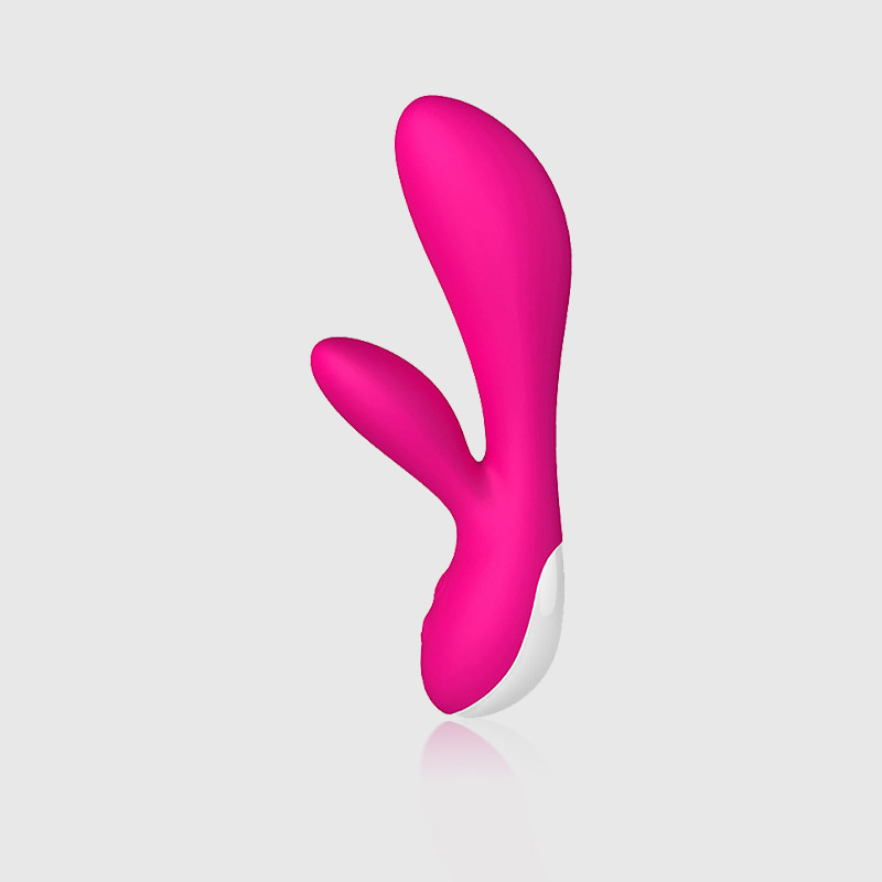 Classic Gspot Flexible Silirone Rabbit Vibrator - Rose Red