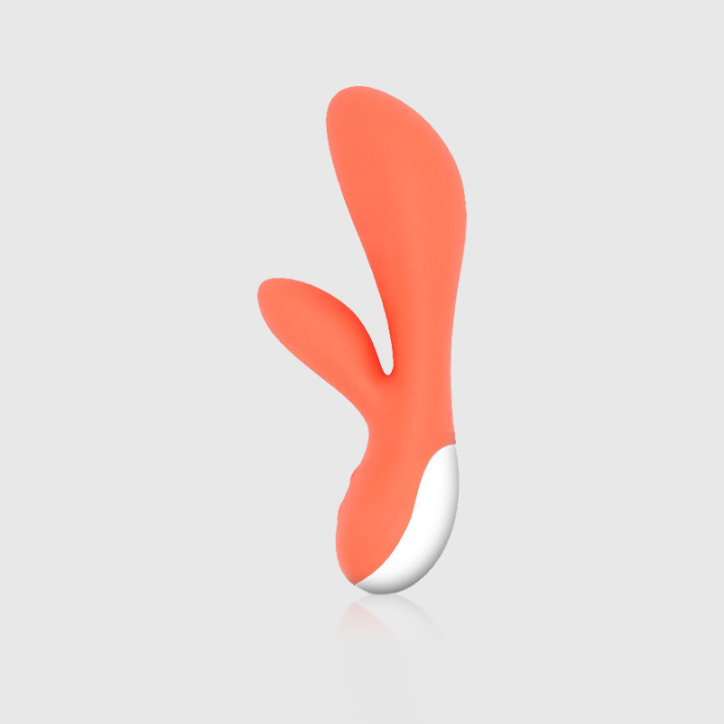 Classic Gspot Flexible Silirone Rabbit Vibrator - Orange