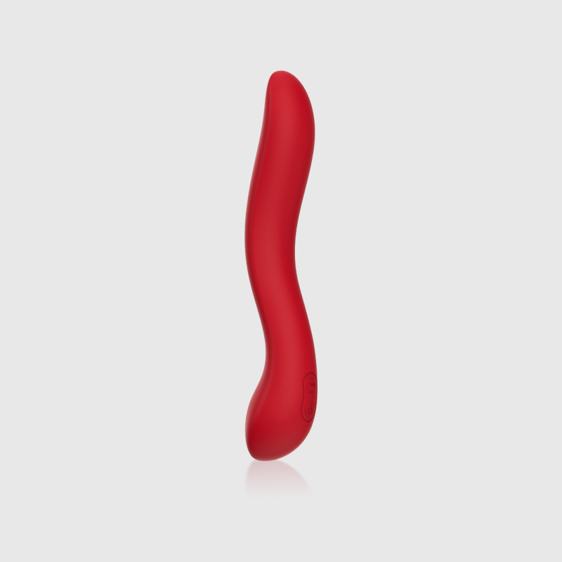 Barbara Liquid Sillicone Clit Touching Vibrator in Red