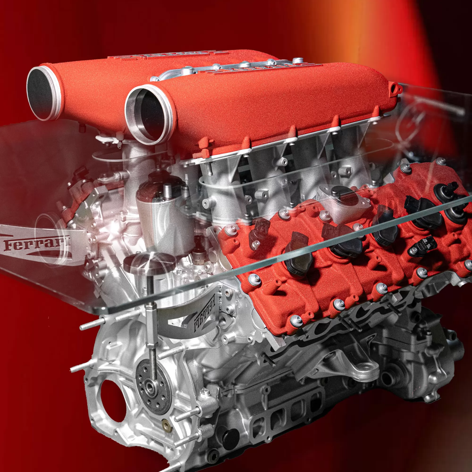 Ferrari 458 / 488 Engine Coffee Table